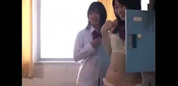  Japanese school girl time stop machine